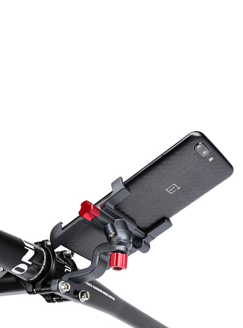 Soporte metálico para teléfono para bicicleta eléctrica